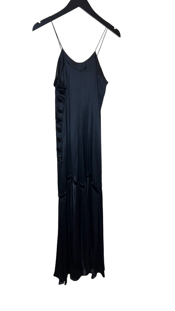 Badgley Mischka Black Silk Dress