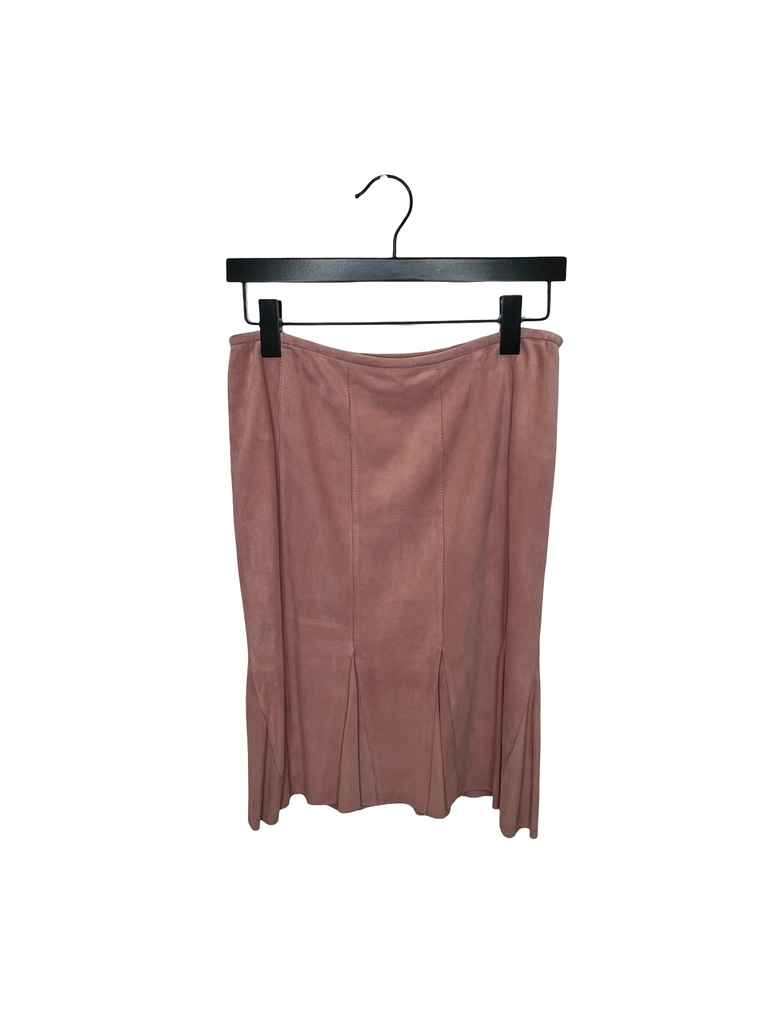 Ann Taylor Pink Pleated Skirt