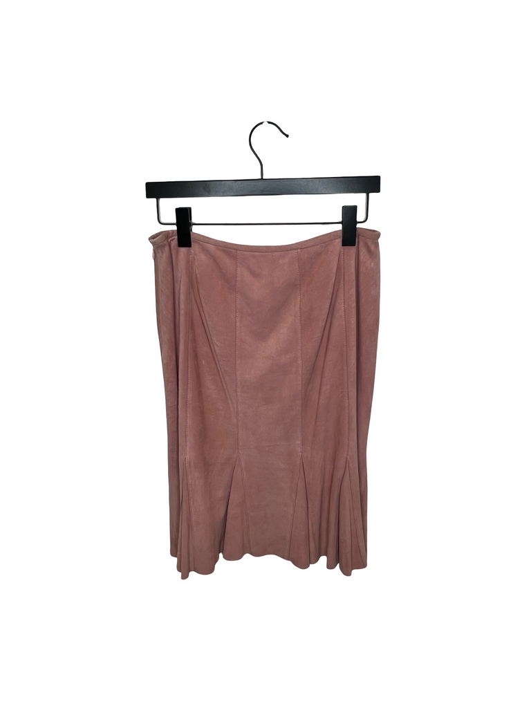 Ann Taylor Pink Pleated Skirt