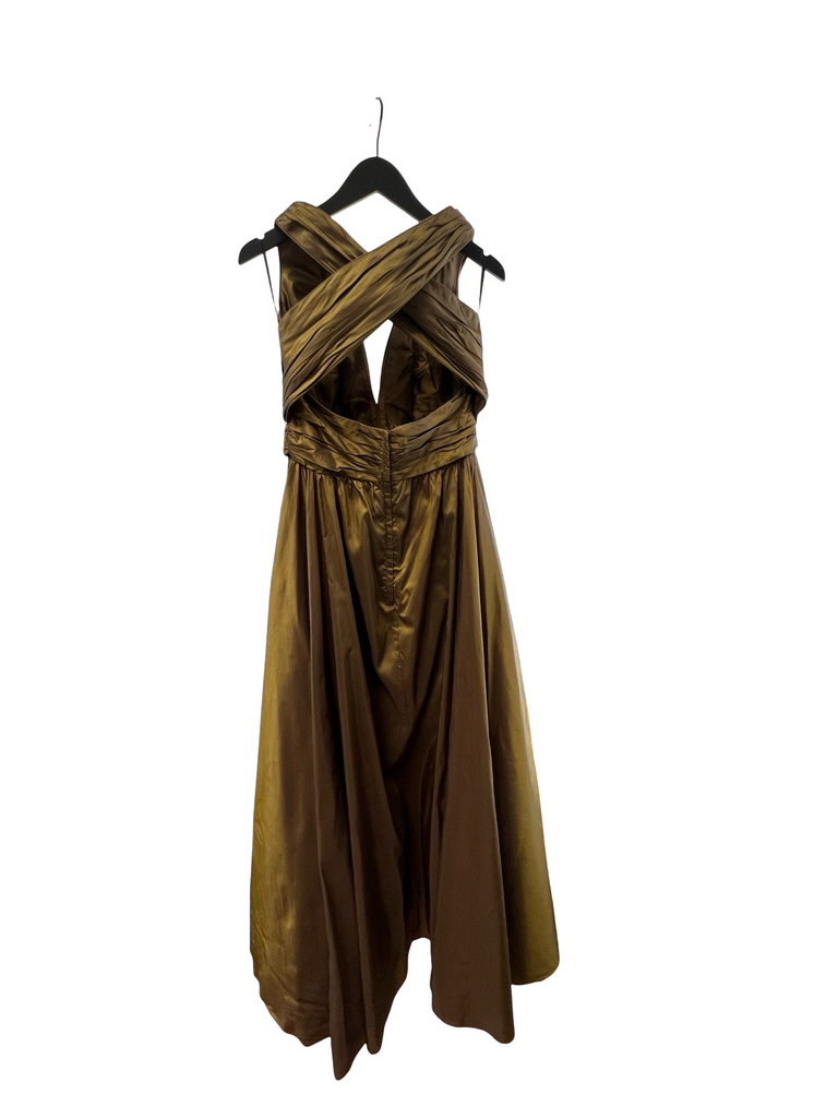 Elegant Brown Evening Dress