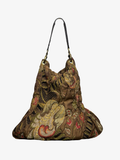 Ipa Nina Floral Embroidered Slouchy Handbag
