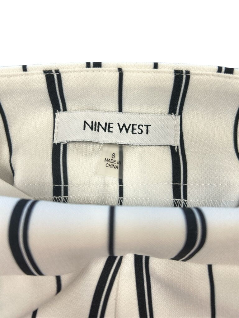 Nine West Striped Wide Leg Pants