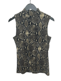 Snake Print Sleeveless Top