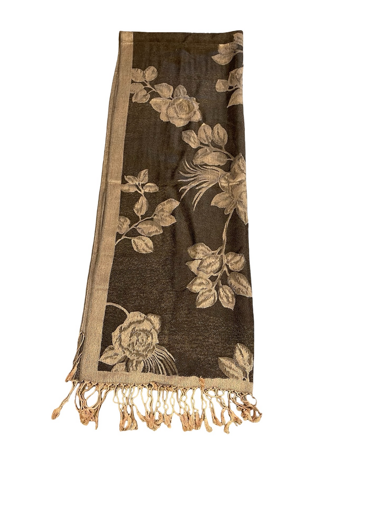 Floral Patterned Scarf