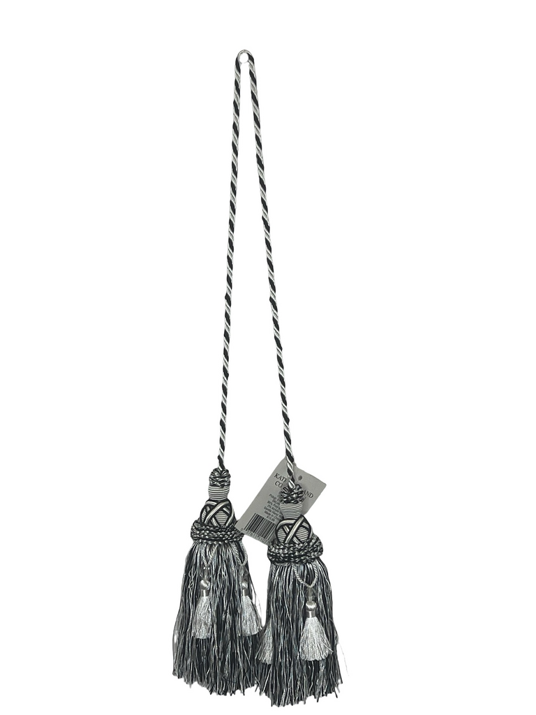 Decorative Gray Tassel Set