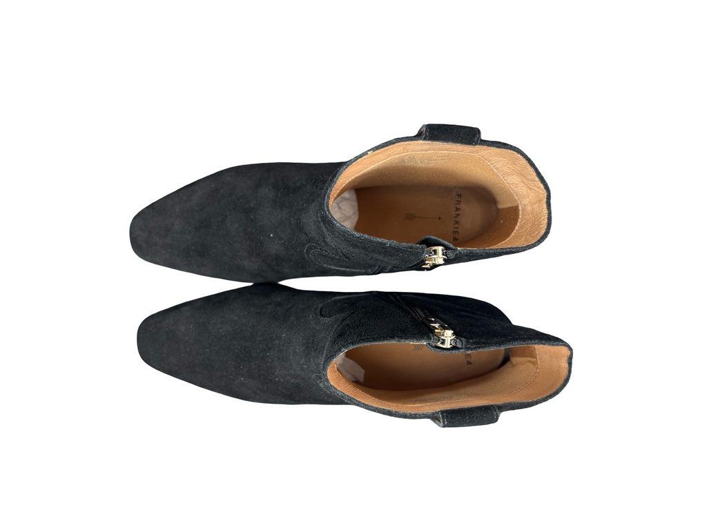 Size 8.5 Frankie4 Black Suede Ankle Boots