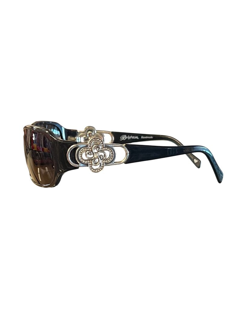 Designer Black Sunglasses with Decorative Frames