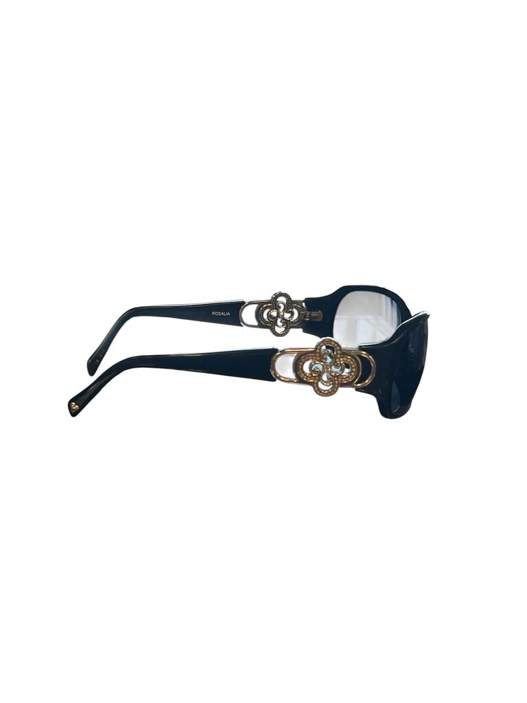 Designer Black Sunglasses with Decorative Frames