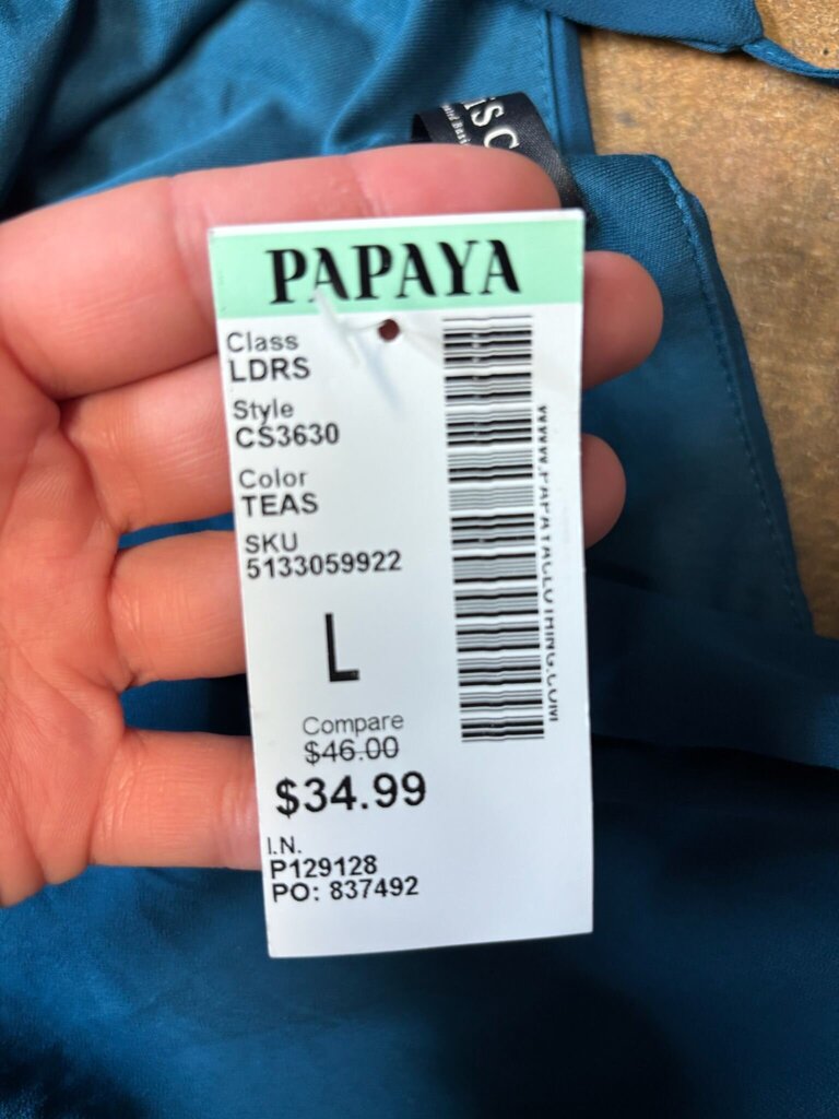 Misc Teal Maxi Dress