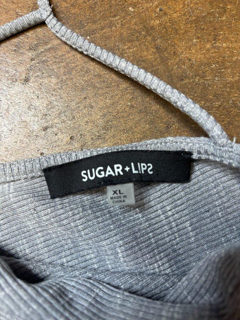 Sugar + Lips Gray Dress
