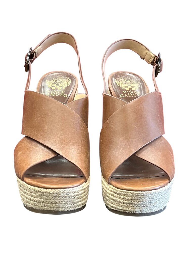 Vince Camuto Brown Platform Heels