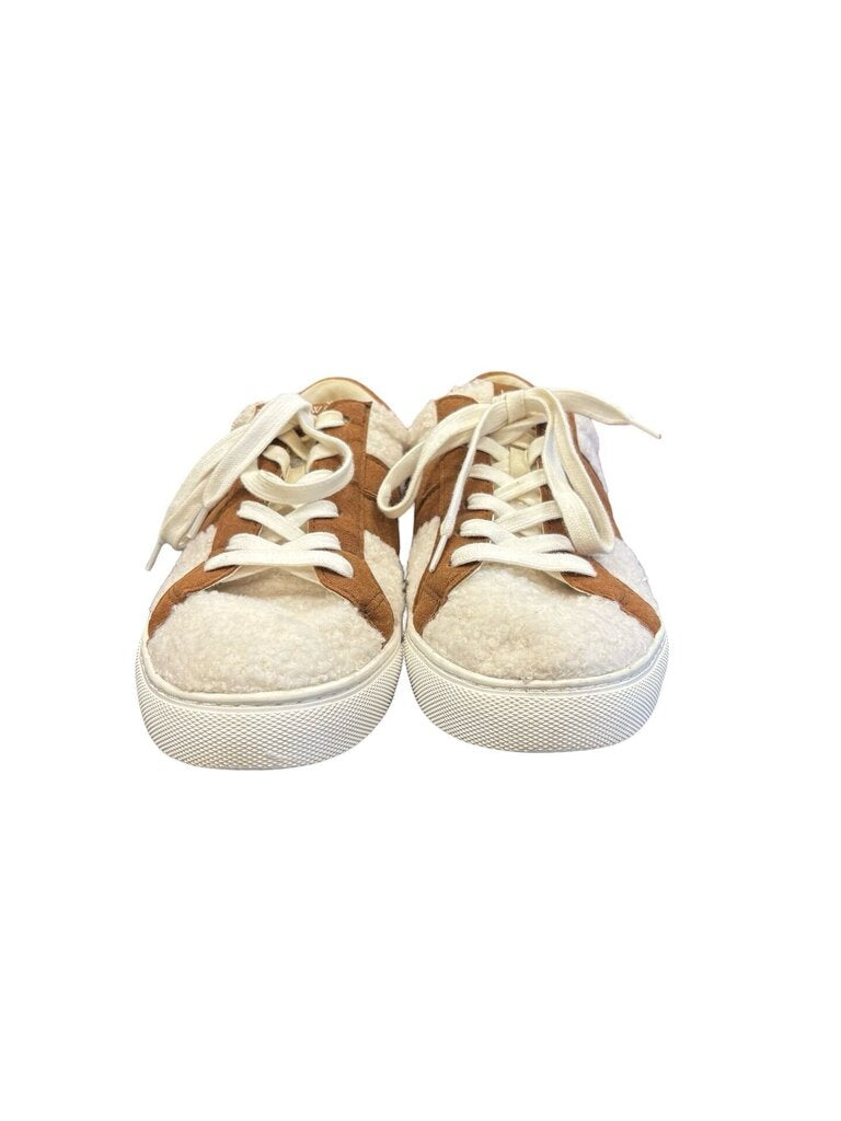 J.Crew Brown and Cream Sneakers