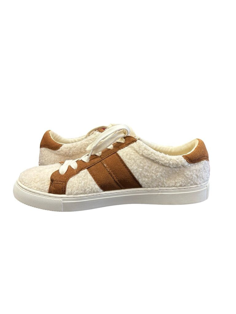 J.Crew Brown and Cream Sneakers