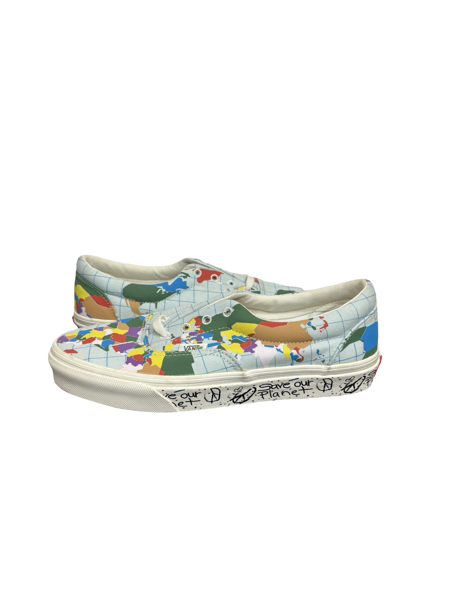 Vans World Map Print Sneakers