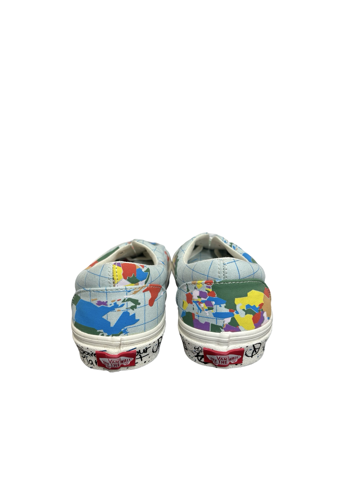 Vans World Map Print Sneakers