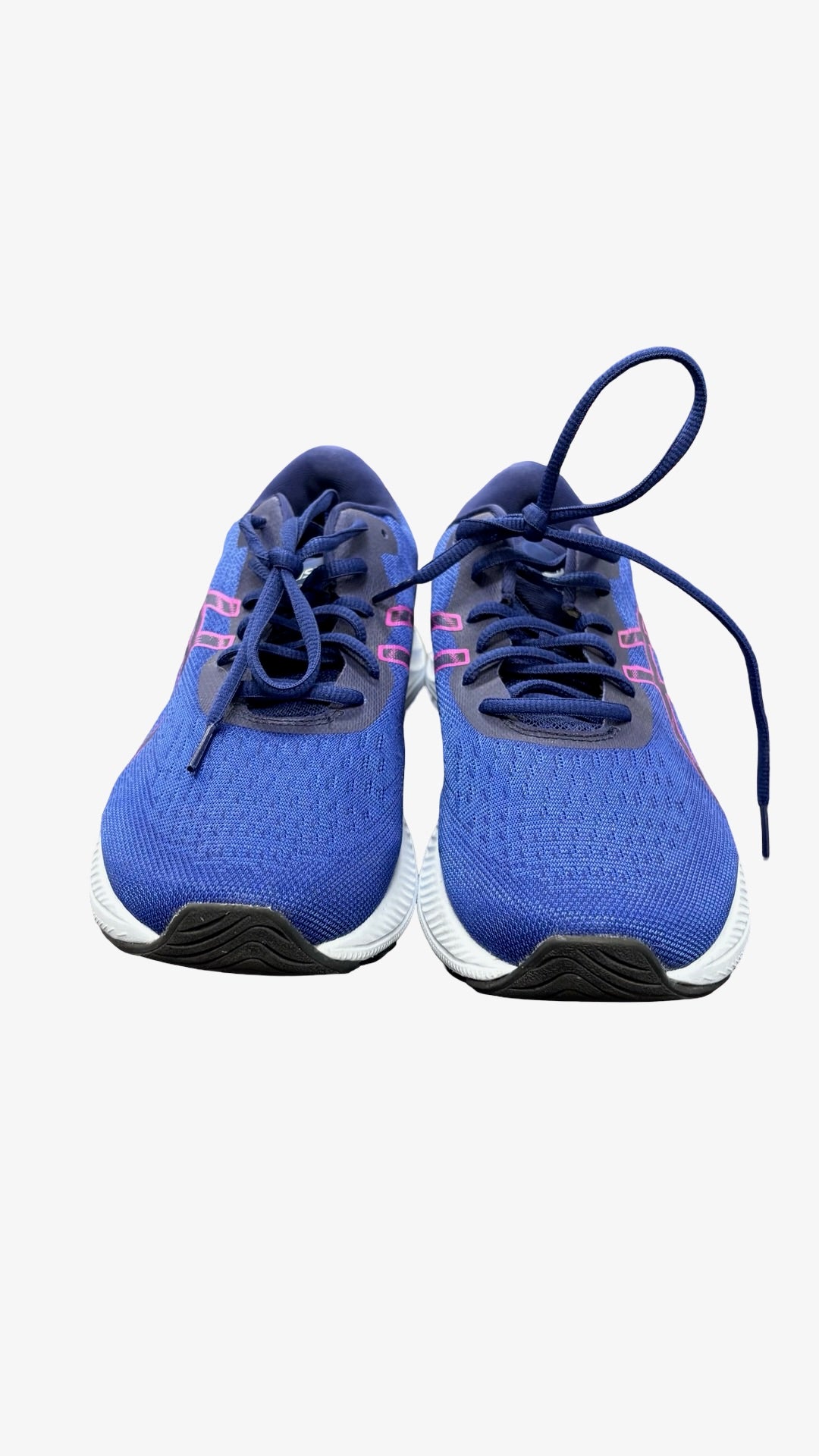 Size 8.5 ASICS Running Shoes Blue and Pink