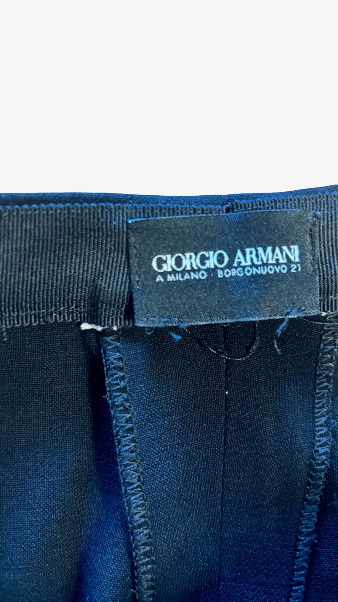 Size 44 Giorgio Armani Women's Black Blazer and Pant Set