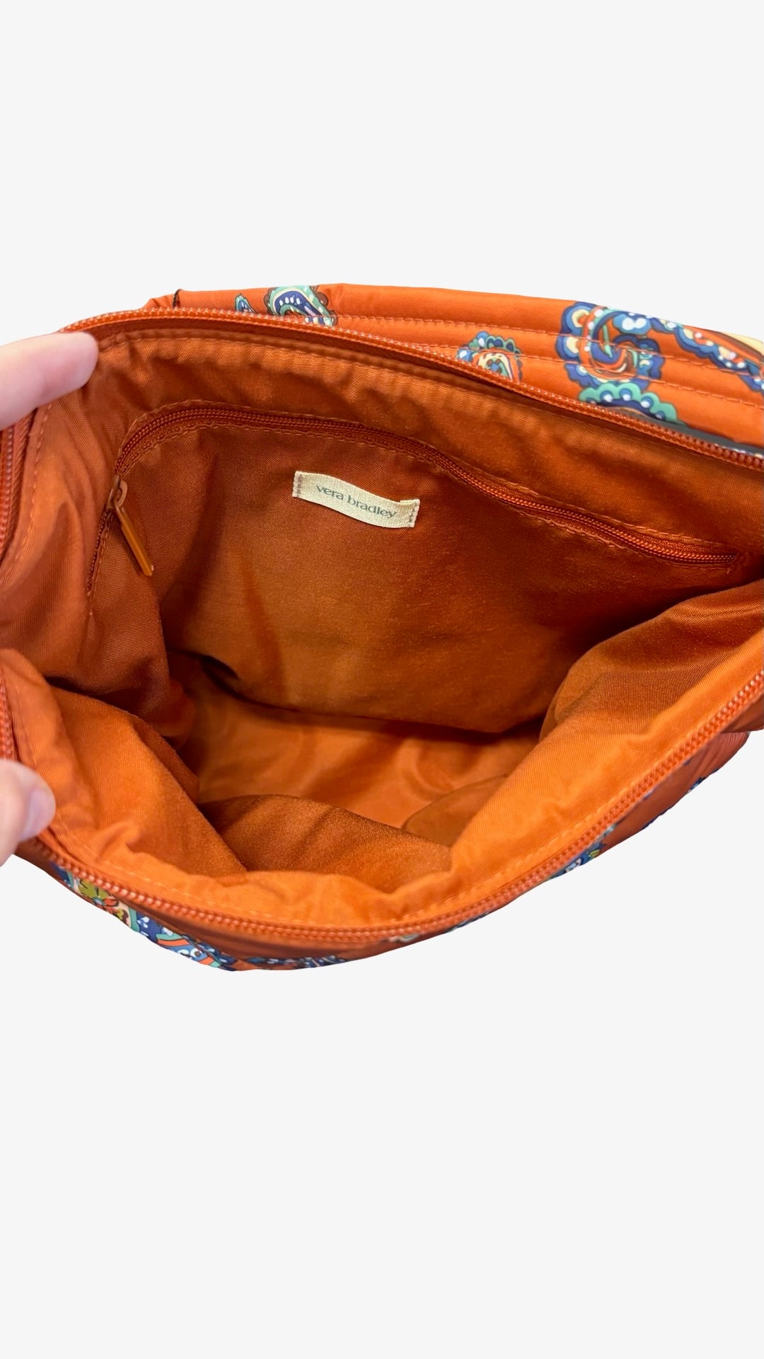 Vera Bradley Quilted Paisley Shoulder Bag