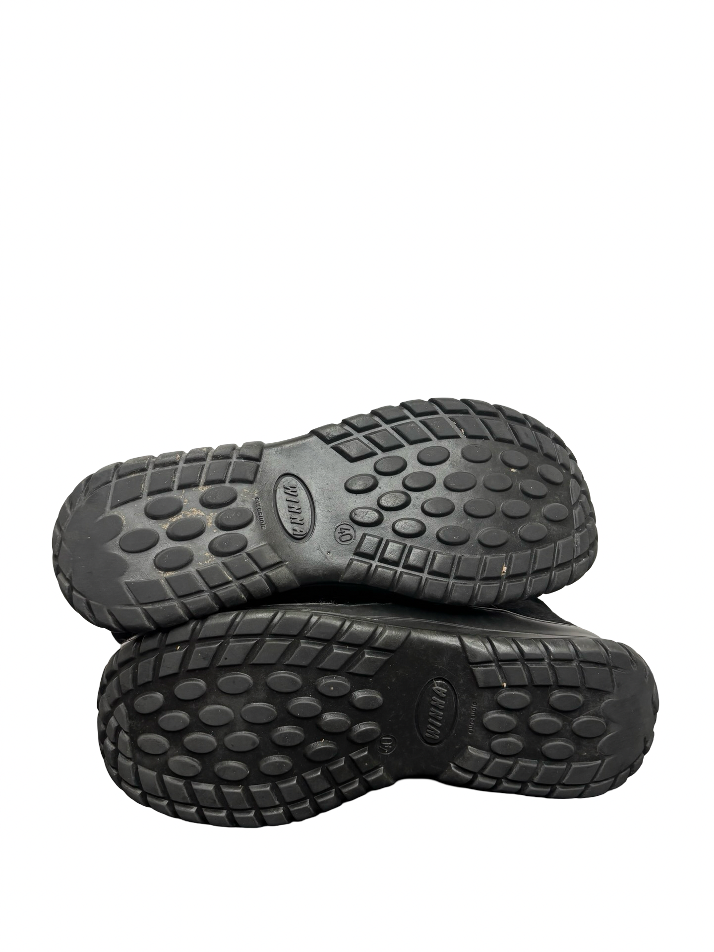 Black Fur Lined Winter Boots