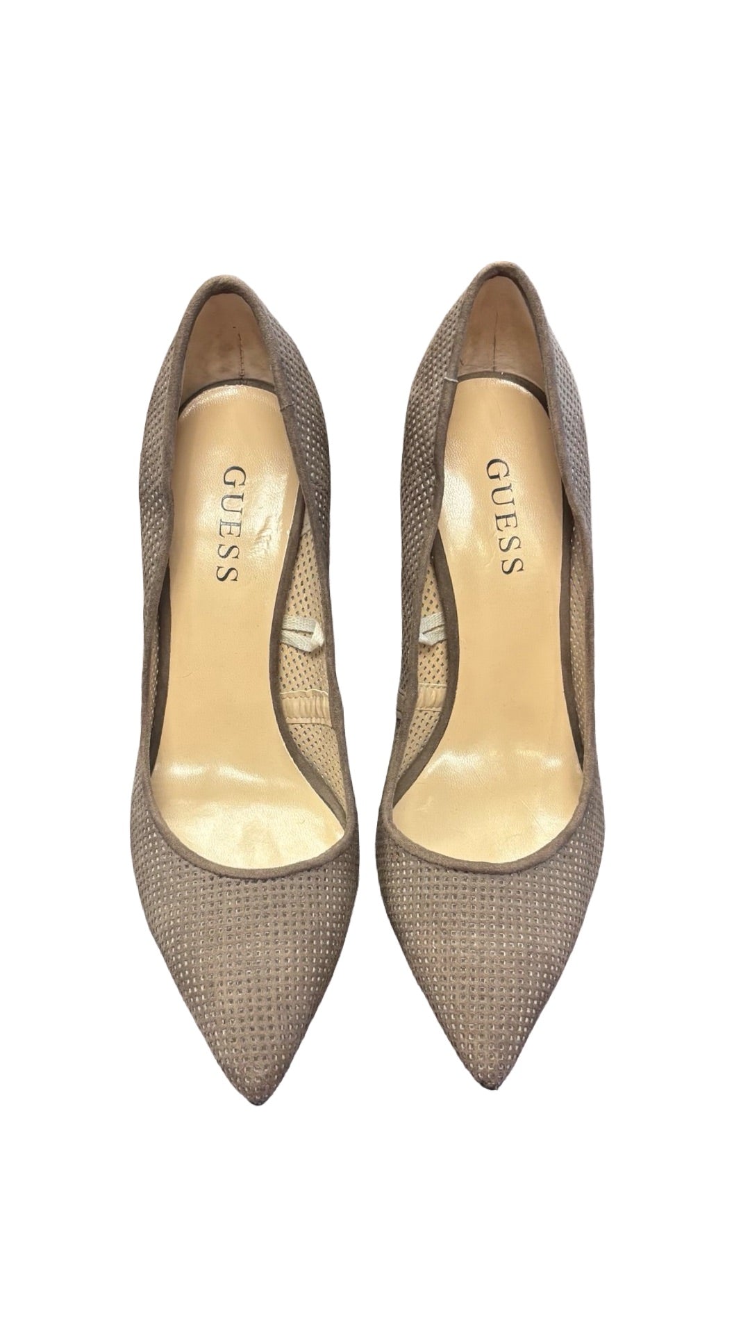 Size 8.5 Guess Women's Tan High Heels Shoes