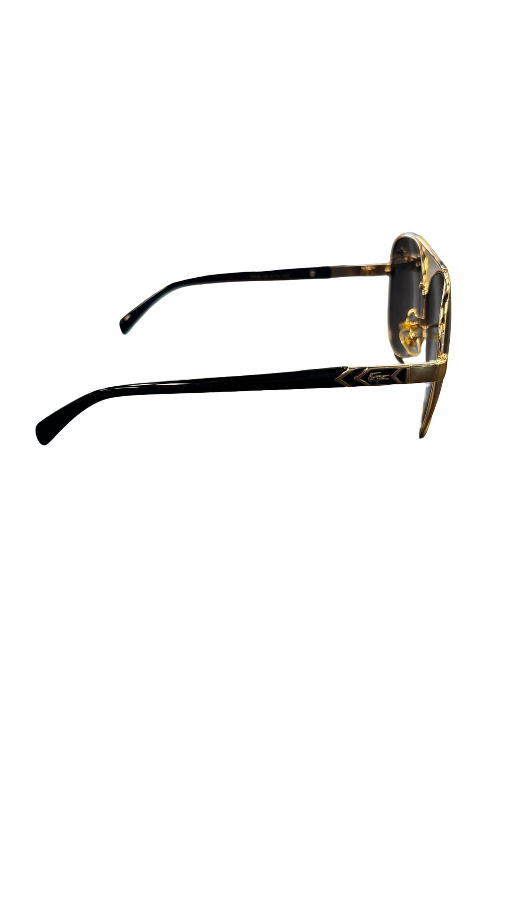 Lacoste Gold and Black Sunglasses