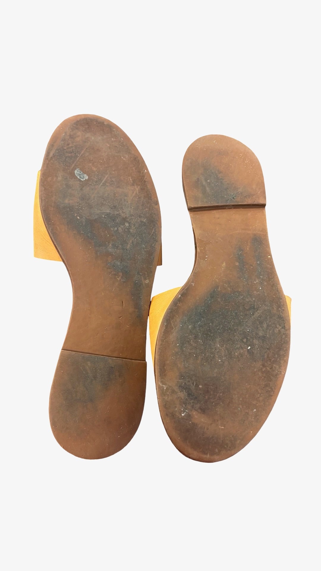Size 9 Tory Burch Brown Leather Slip-On Sandals