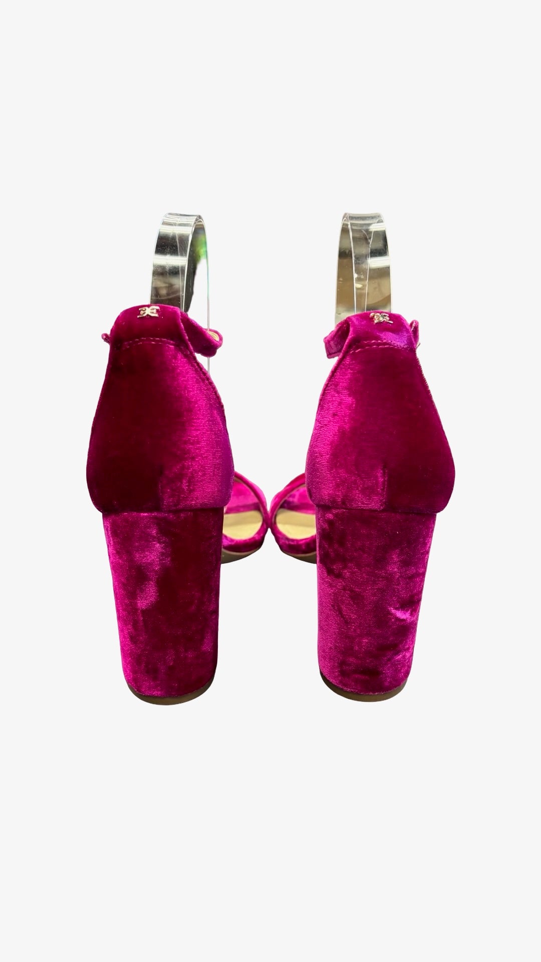 Size 7.5 Sam Edelman Velvet High Heel Sandals