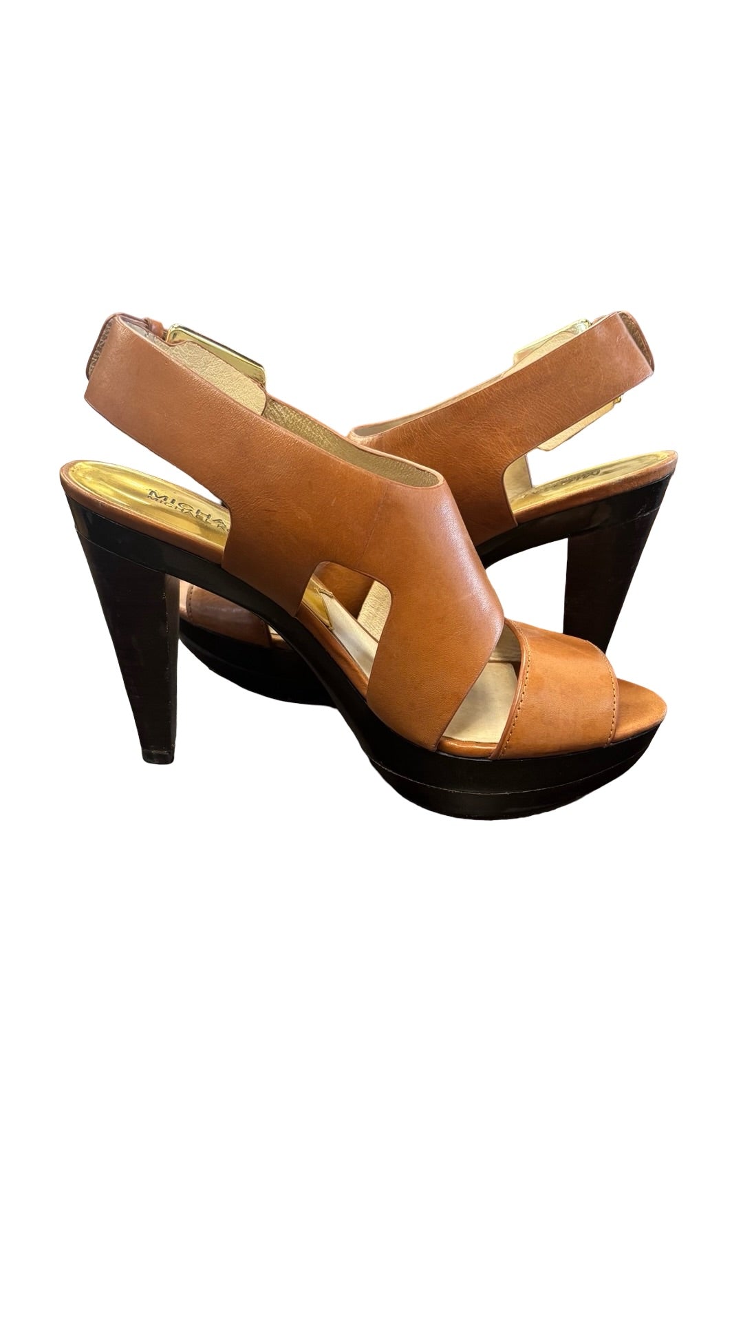 Size 8 Michael Kors Tan High Heeled Sandals