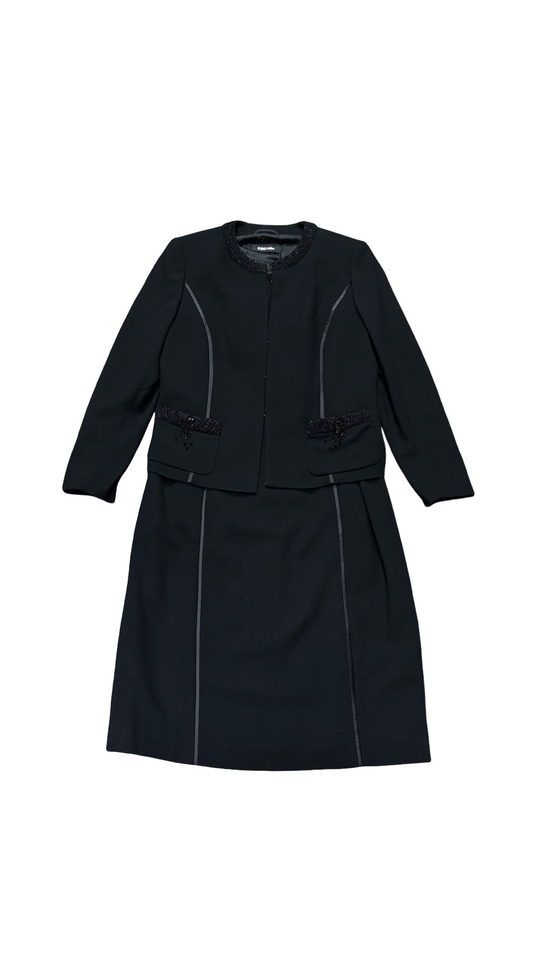 Size 42 Escada Black Dress
