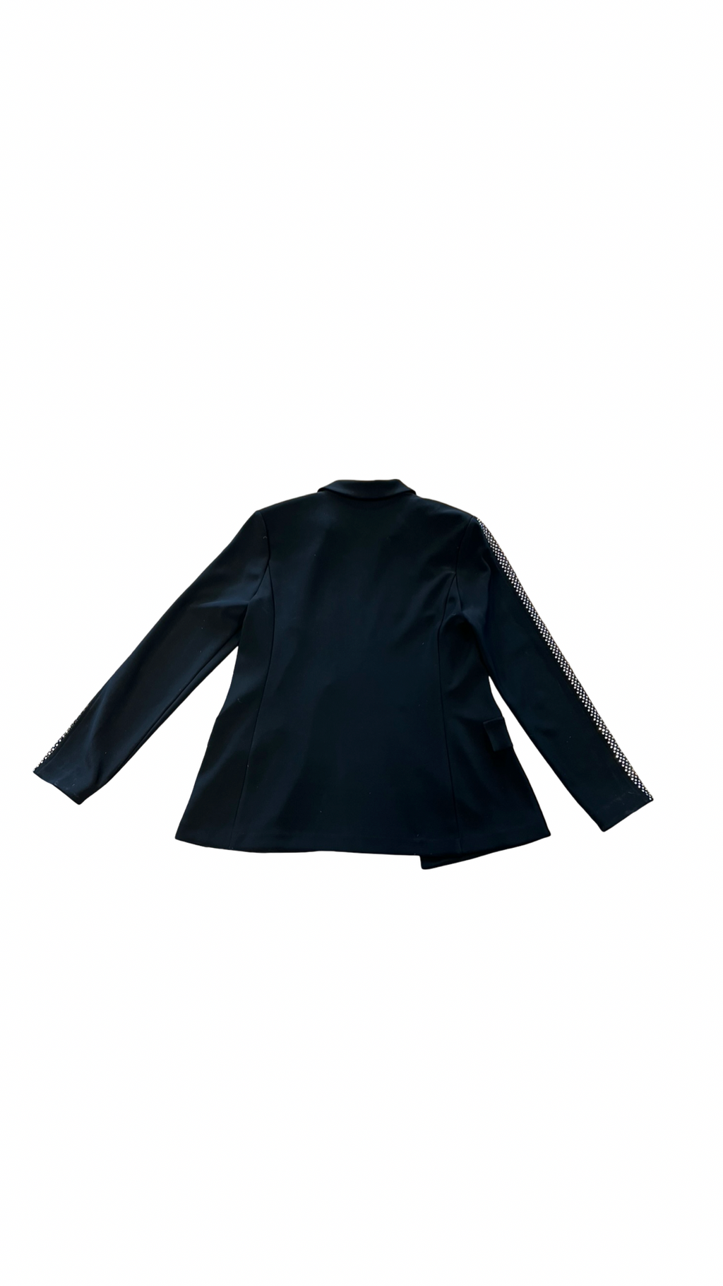 Size 6 Joseph Ribkoff Women's Black Jacket with Rhinestone Accents