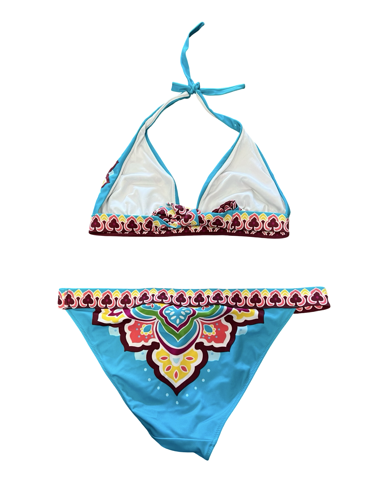 Large Victoria's Secret Turquoise Floral Bikini Set