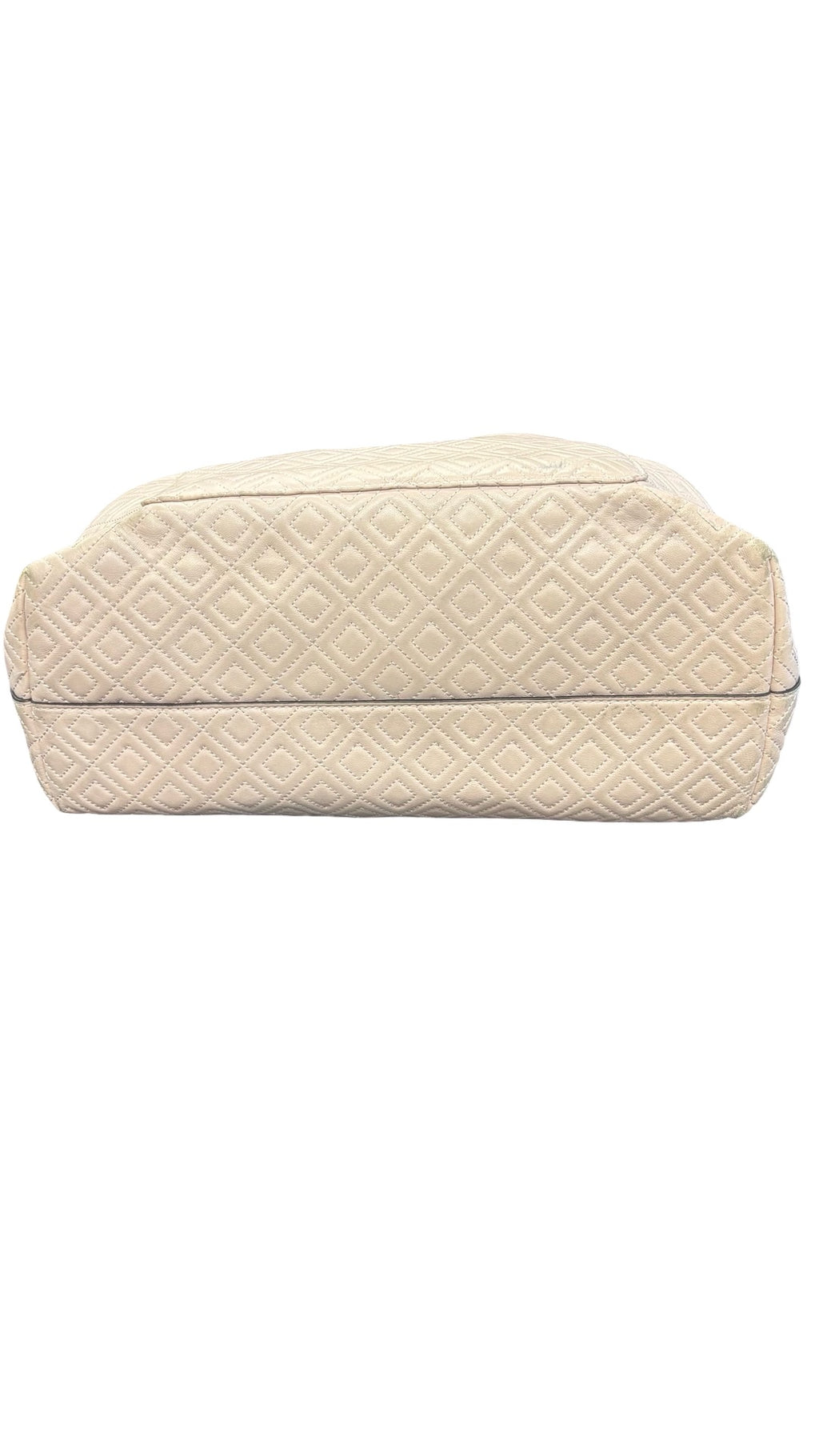 Tory Burch Quilted Pink Tote Bag