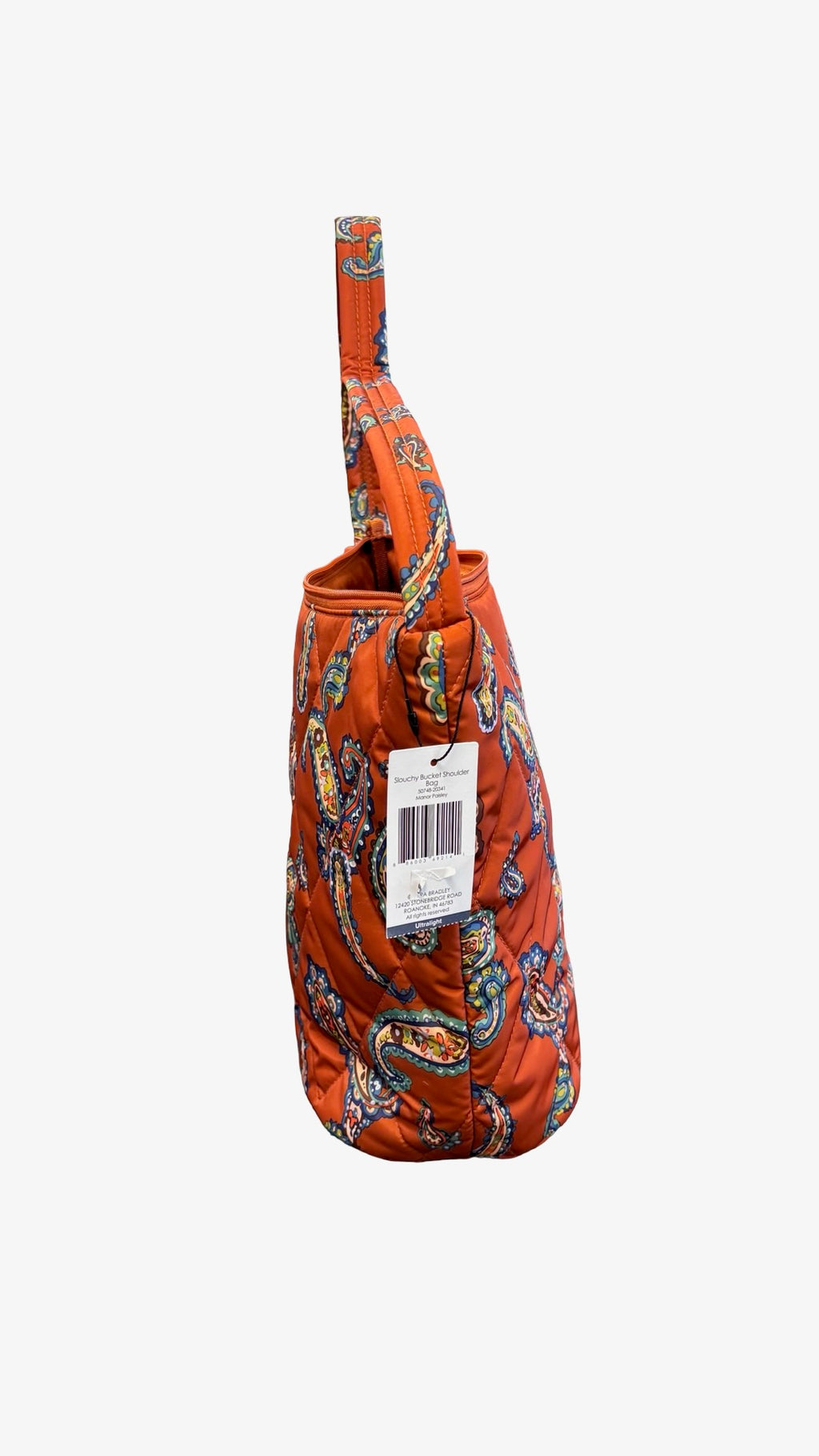 Vera Bradley Quilted Paisley Shoulder Bag
