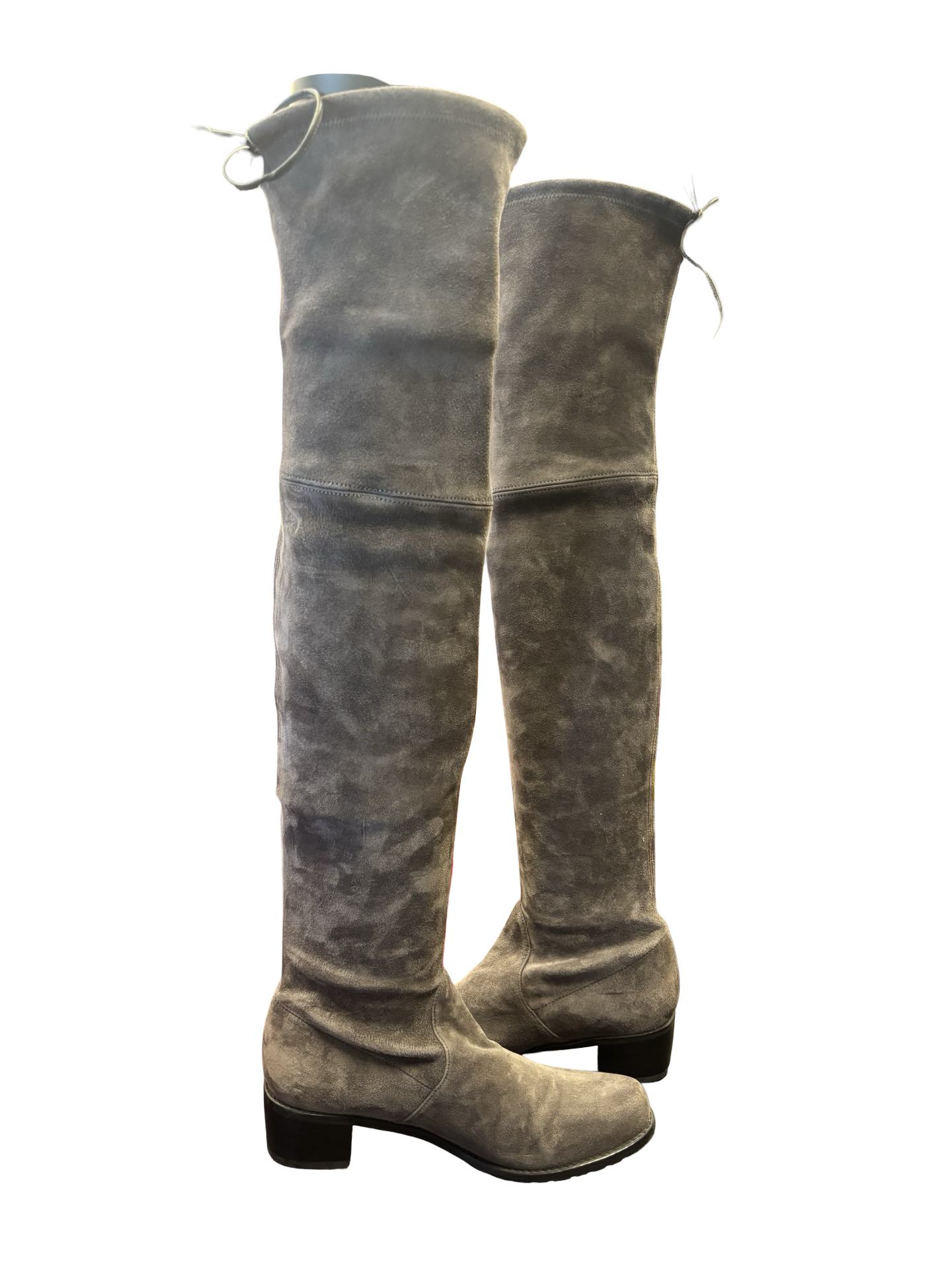 Stuart Weitzman SIZE 7.5 Gray Over-the-Knee Boots