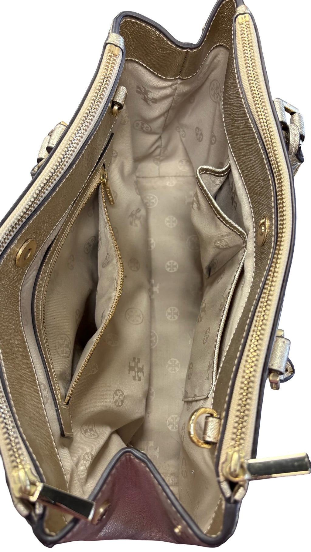 Tory Burch Gold Handbag