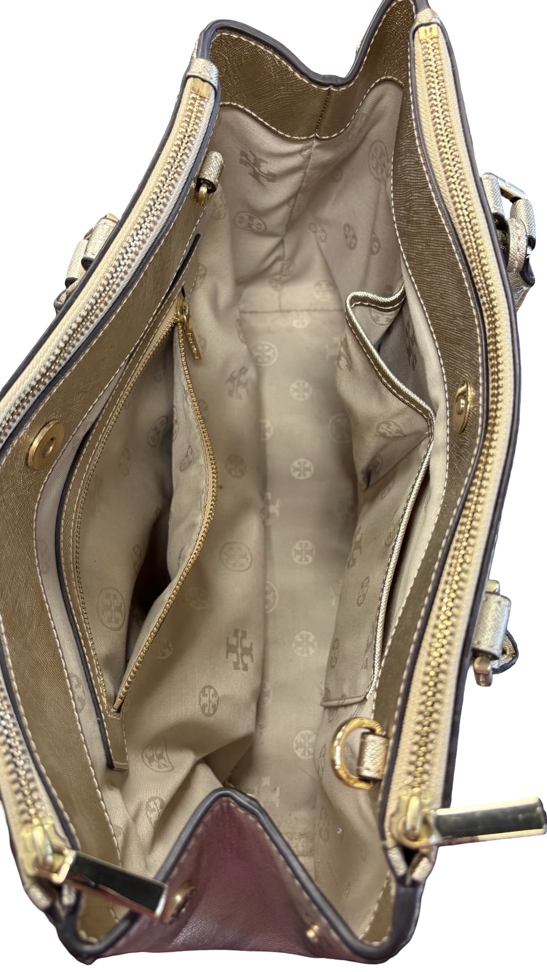 Tory Burch Gold Handbag