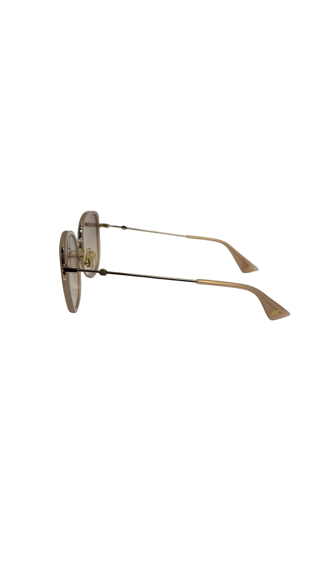 Gucci Horsebit Accent Round Sunglasses