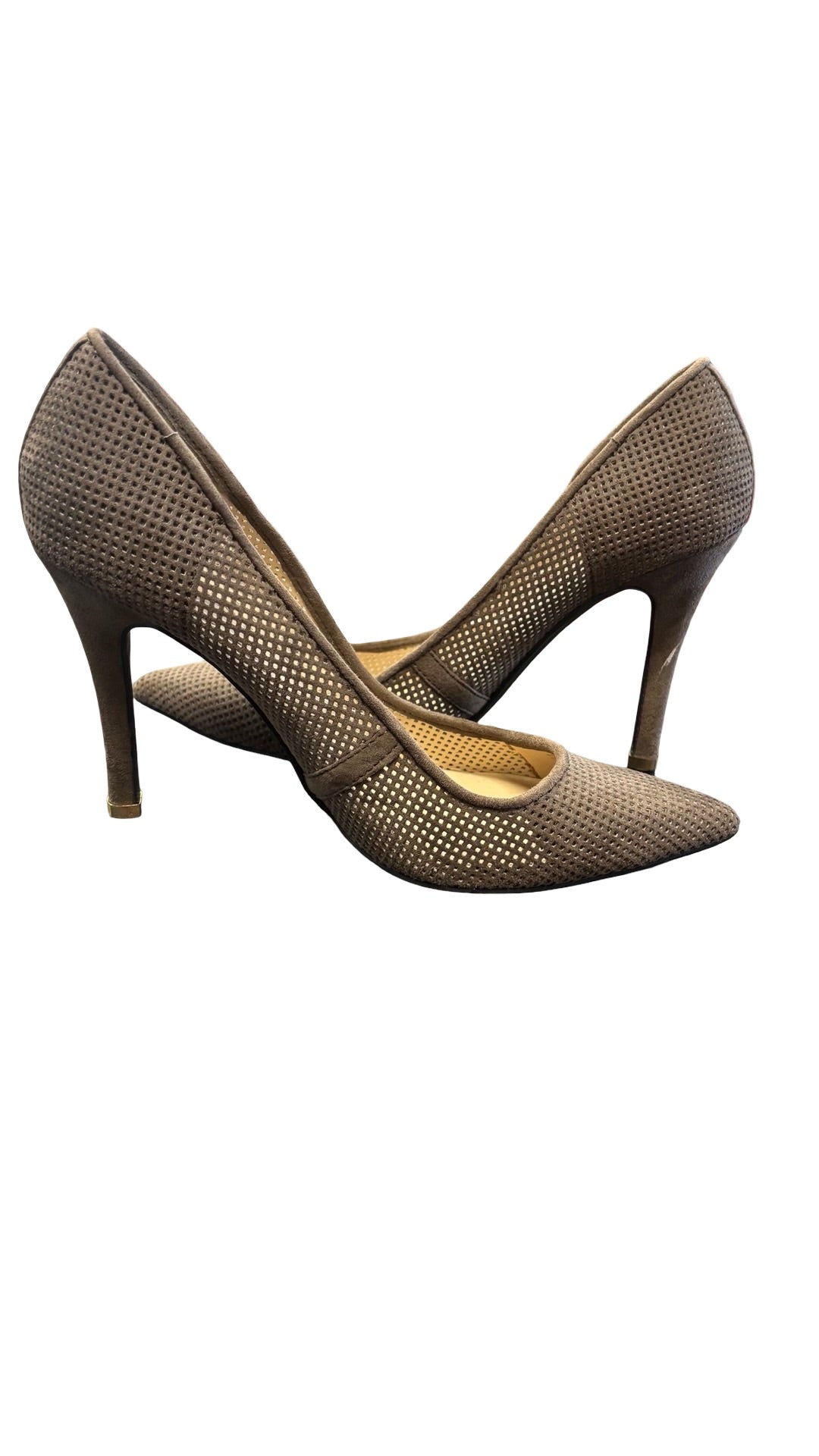 Size 8.5 Guess Women's Tan High Heels Shoes