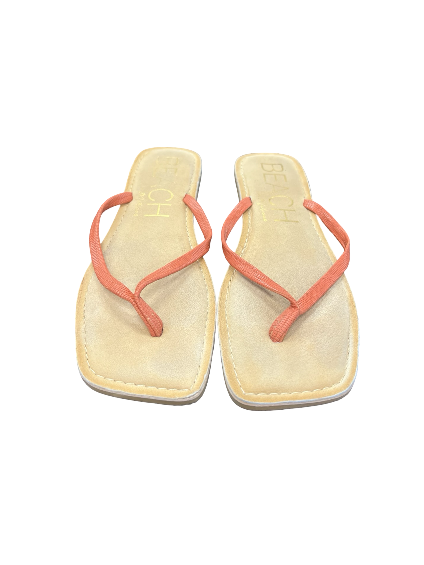 Size 10 Beach by Matisse Coral Flipflops