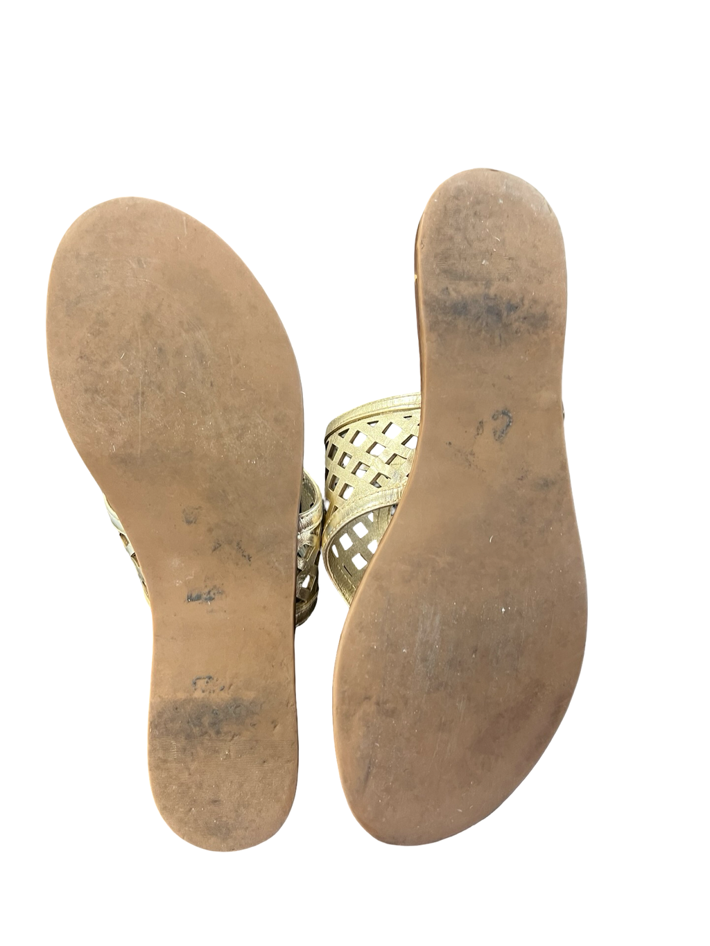 Tory Burch Gold Leather Sandals