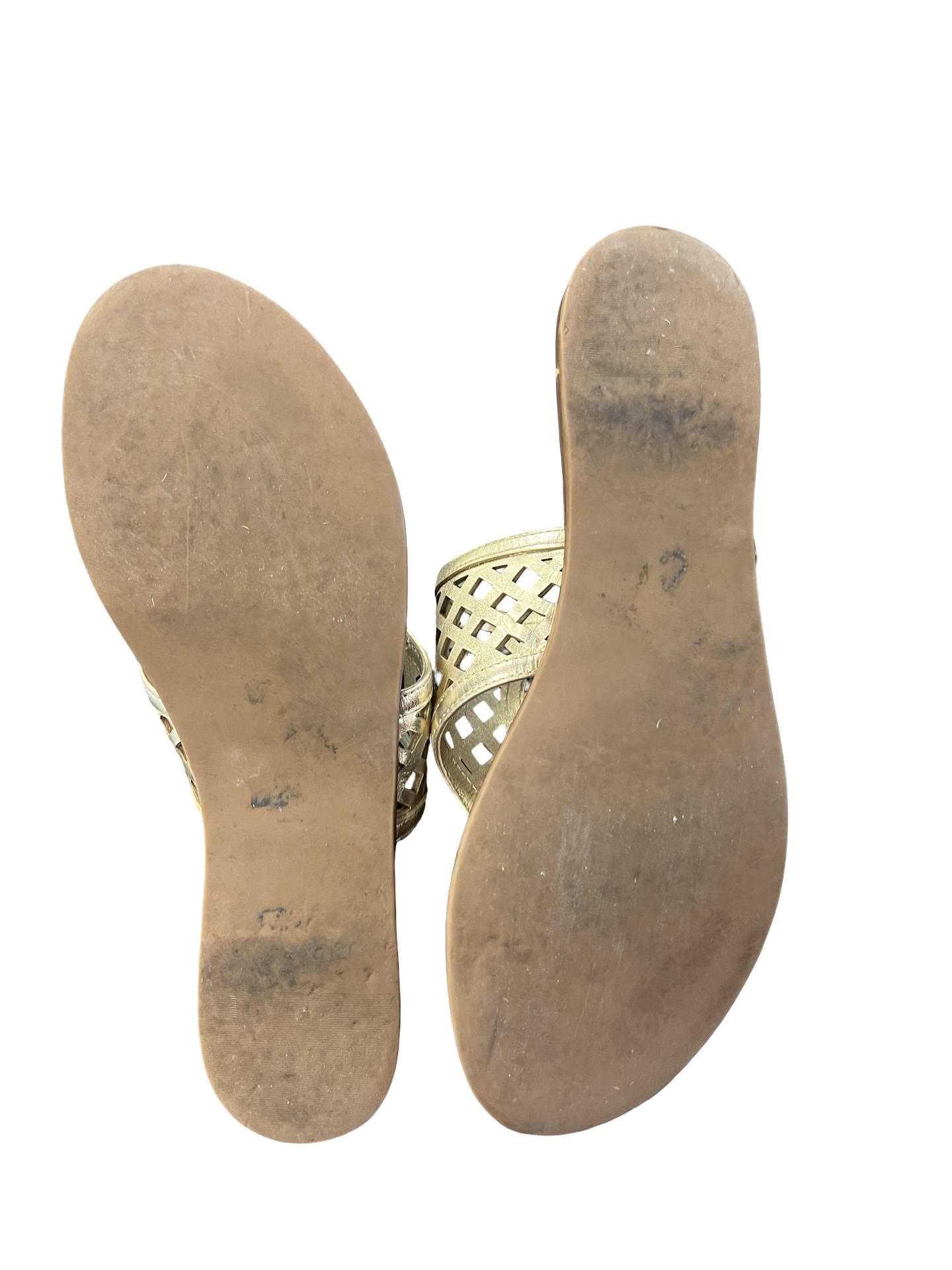 Tory Burch Gold Leather Sandals