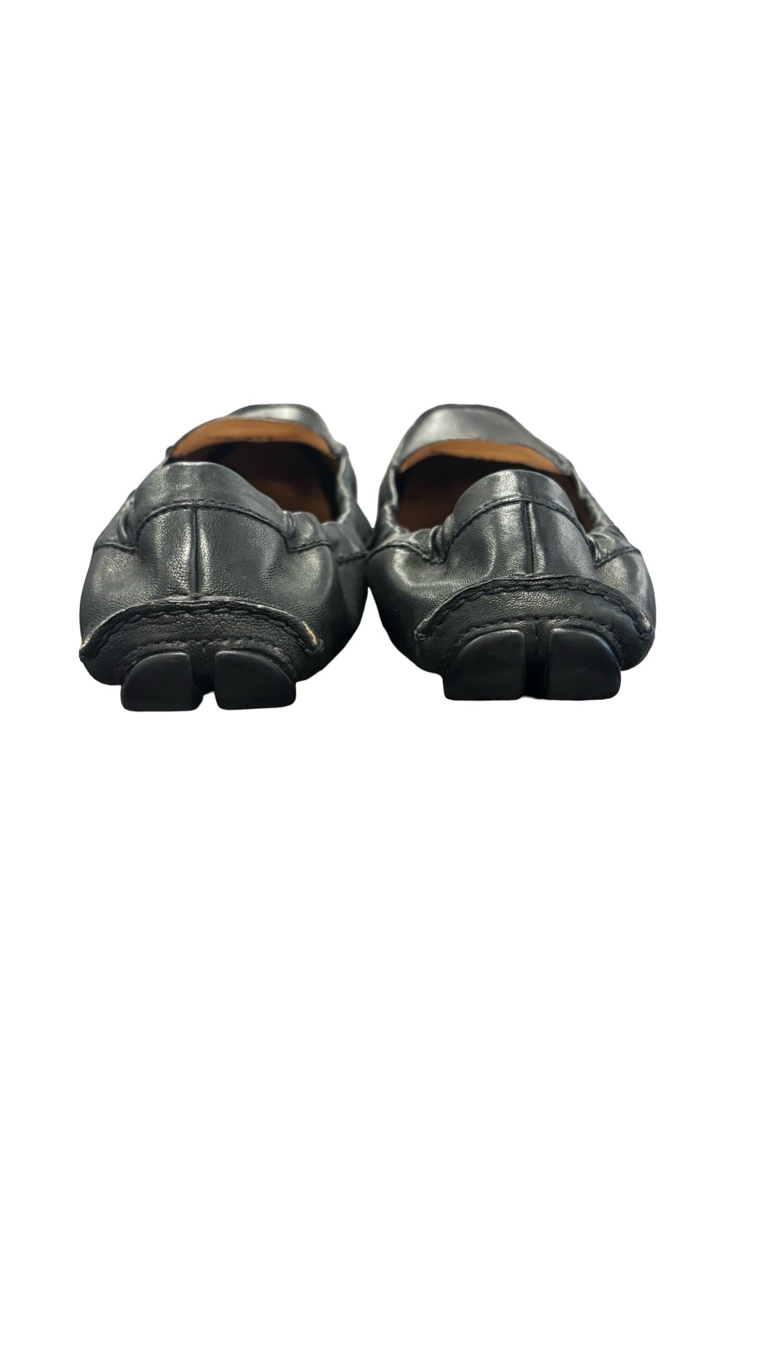 Size 38 Prada Black Leather Flats