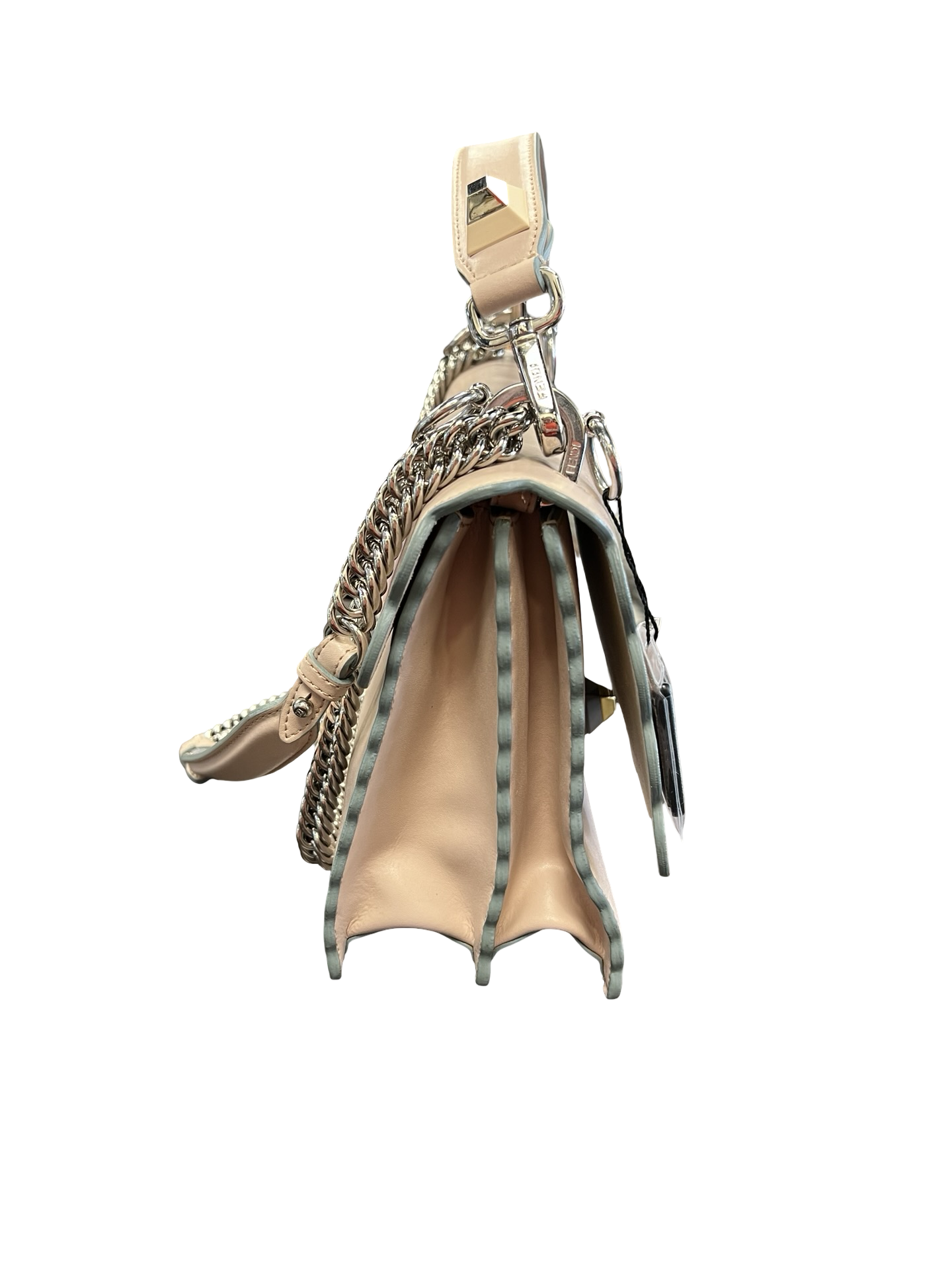 Light Pink Fendi Kan I Shoulder Bag