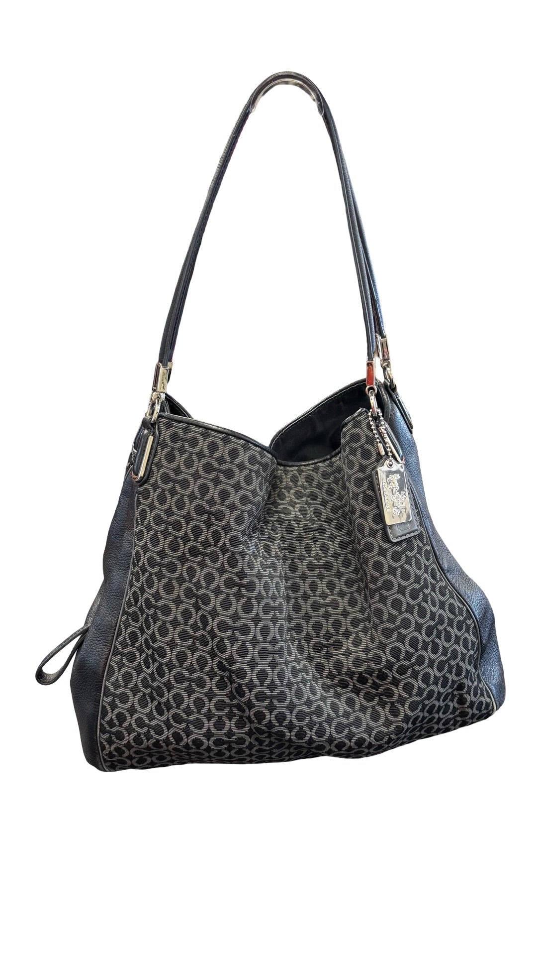 Coach Madison Op Art Sateen Phoebe hobo bag